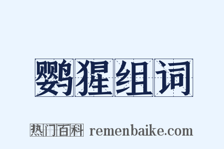 鹦猩组词是什么意思的图片
